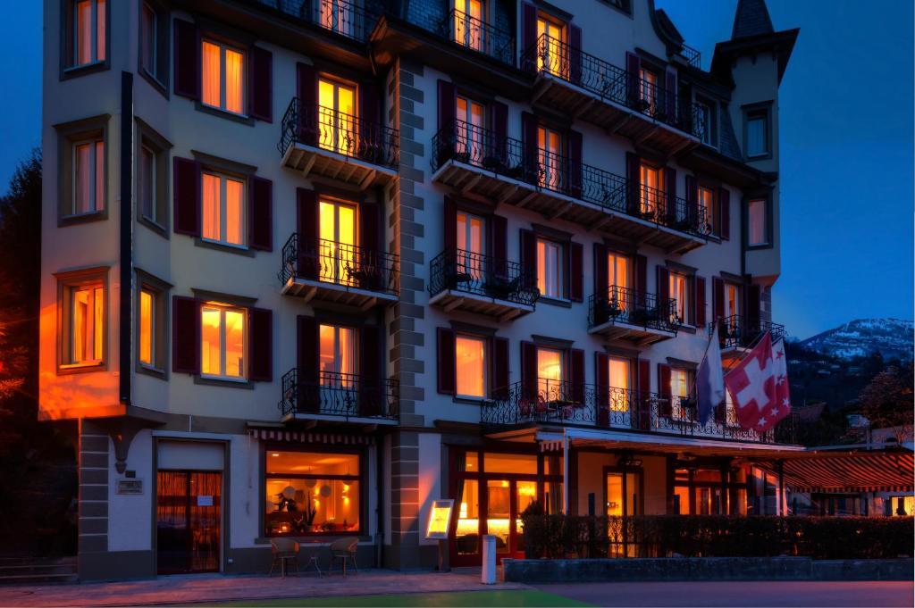 Seehotel Gotthard Weggis Exterior foto